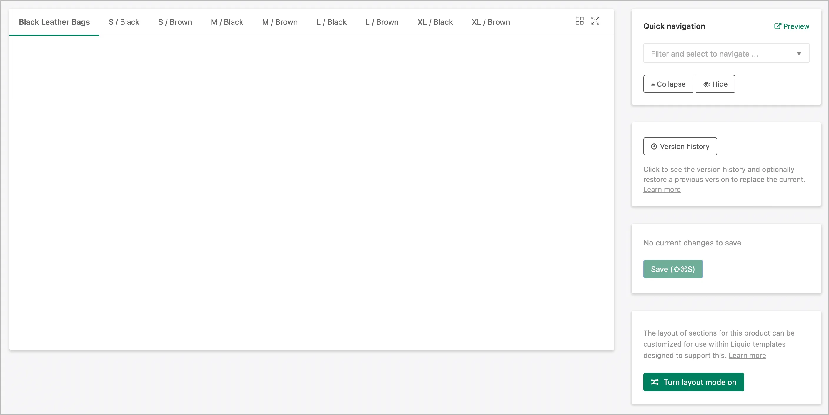 Why are none of my fields showing in the editor? screenshot
