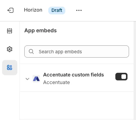 Recently Viewed Products: Step 3: Enable the Theme App Embed