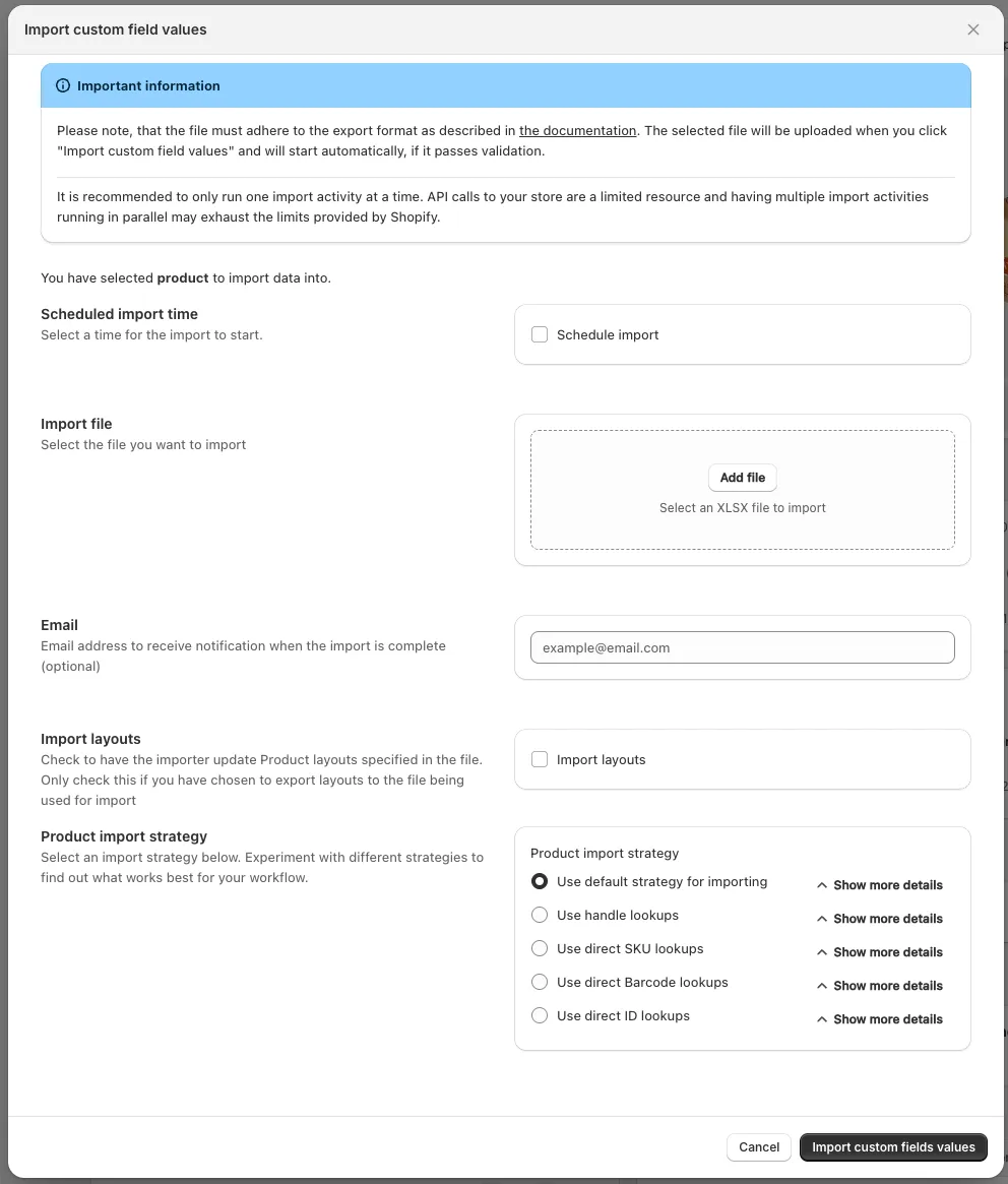 Schedule Imports in Accentuate Custom Fields: 4. Prepare Your Import File