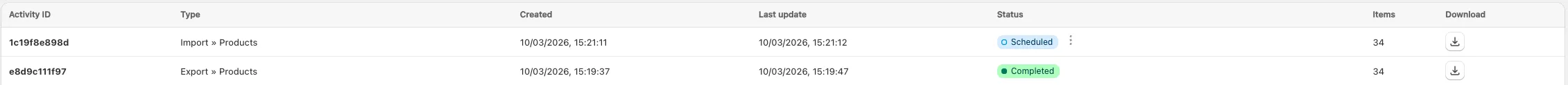 Schedule Imports in Accentuate Custom Fields: 1. Open Activity Log