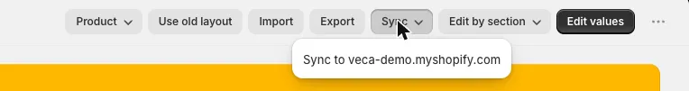 Linking multiple stores: Syncing field definitions to linked stores